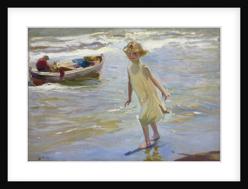 Girl on the Beach by Joaquin Sorolla y Bastida