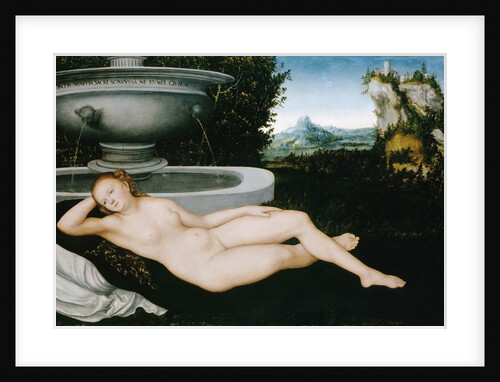 Reclining Nymph by Lucas Cranach the Elder