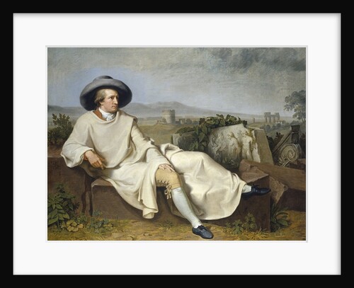 Goethe in the Roman Campagna by Johann H.W. Tischbein