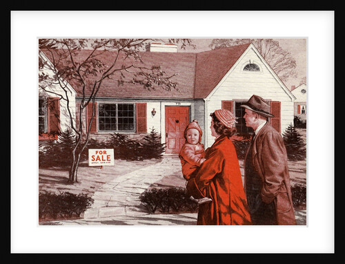 Young family looking at house for sale by Anonymous