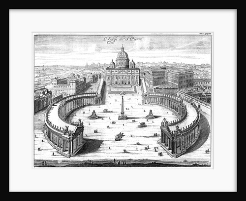 St. Peter's Basilica, Rome, 1702 by Anonymous