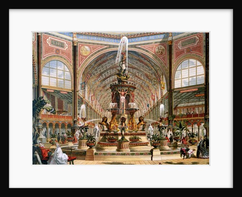 Interior of the Crystal Palace during the International Exhibition, 1862 by Anonymous