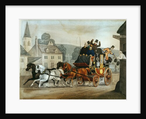 Mail coach on the Bath to London run by Anonymous