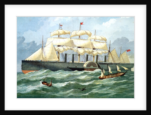IK Brunel's steam ship 'Great Eastern' by Anonymous