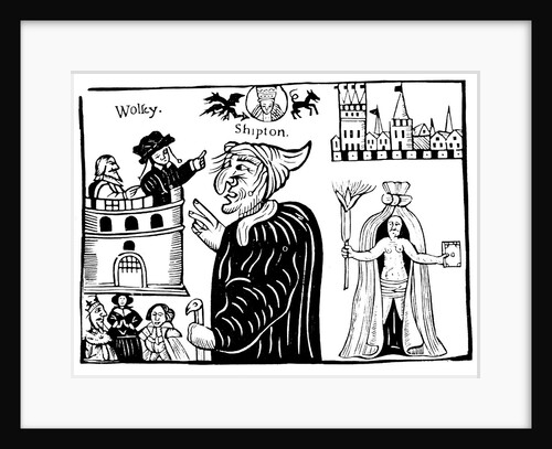 Mother Shipton prophesying the death of Cardinal Wolsey by Anonymous