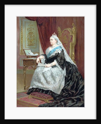 Queen Victoria at the time of her Golden Jubilee in 1887 by Anonymous