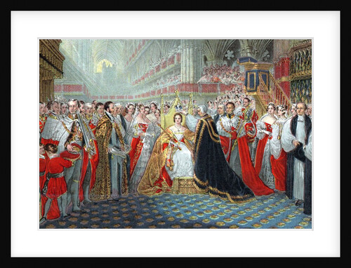Queen Victoria's coronation in 1837 by Anonymous