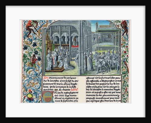 Coronation of Henry IV at Westminster by Anonymous