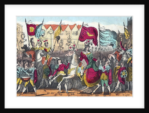 Charles II entering London by Anonymous