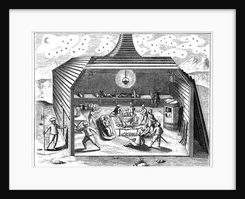 Winter quarters of Willem Barents' expedition to the Arctic, 1596-1597 by Anonymous