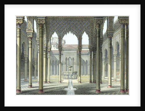 Court of the Lions at Alhambra Palace by Anonymous