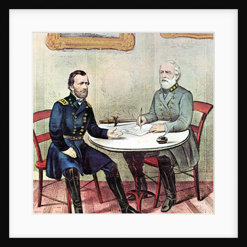 Meeting of Generals Grant and Lee by Anonymous