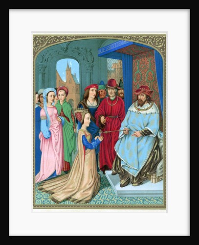 King Solomon welcoming the Queen of Sheba by Anonymous