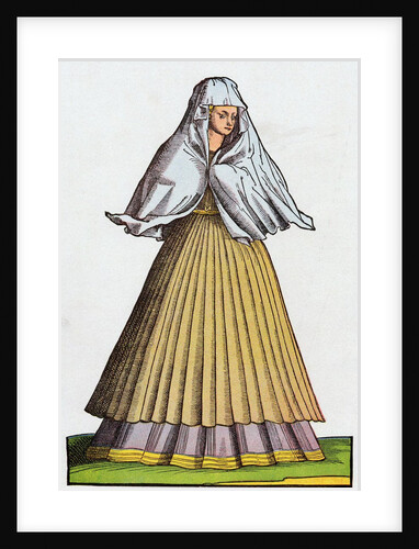 Roman prostitute or courtesan in street dress by Anonymous