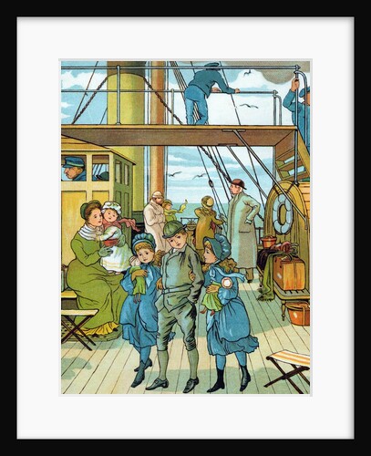 English family travelling to France by Anonymous