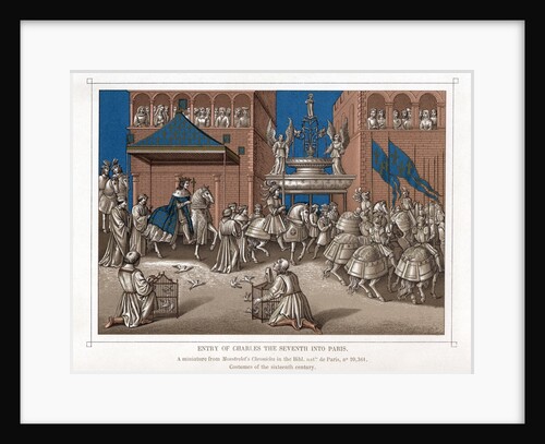 Triumphal entry of Charles VII into Paris by Anonymous