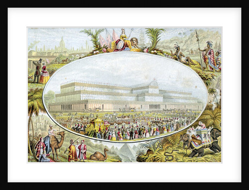 Queen Victoria arriving to open the Great Exhibition at the Crystal Palace, London, 1851 by Anonymous