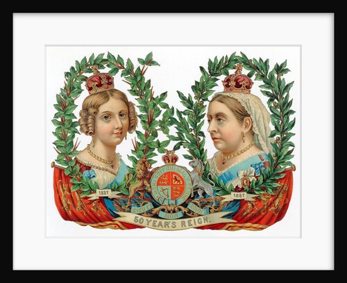 Souvenir for Queen Victoria's Golden Jubilee in 1887 by Anonymous