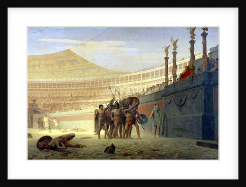 Hail Caesar! We Who Are About to Die Salute You by Jean-Leon Gerome