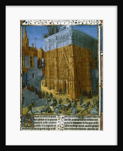 Construction of the Temple at Jerusalem by King Solomon