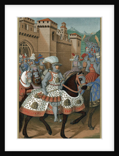 King Louis XII riding out with his army by Anonymous