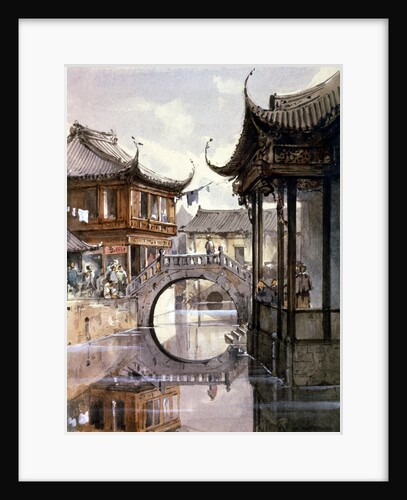 View of Shanghai by Jean Henri Zuber
