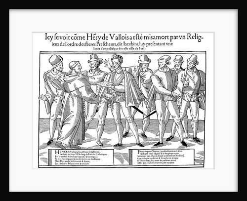 Assassination of Henry III, King of France by Anonymous