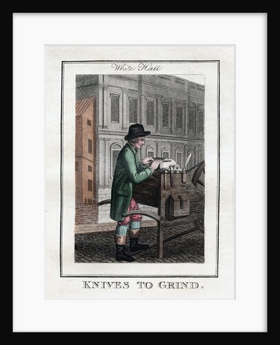 Knife grinder in White Hall by Anonymous