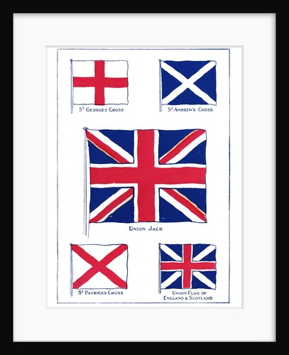 The origins of the British flag by Anonymous