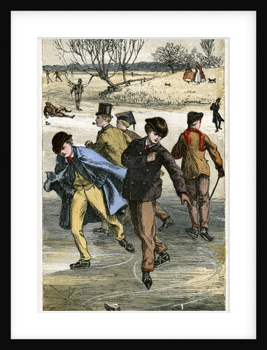Ice skaters by Anonymous