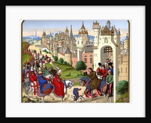 Entrance of the Queen Isabeau of Bavaria into Paris by Anonymous
