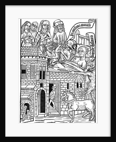 A sinner on his death bed by Anonymous