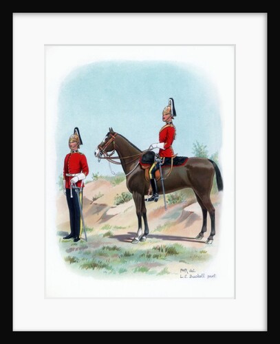 Dragoon guards by Anonymous