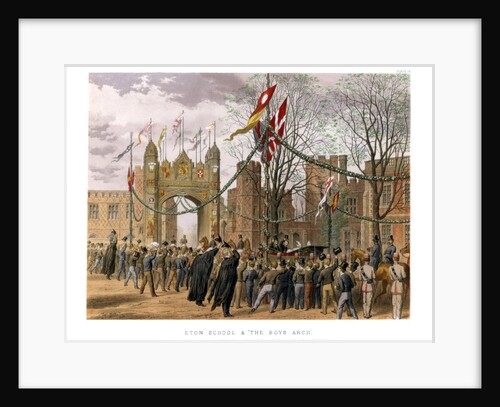 Eton School and the Boys Arch by Anonymous
