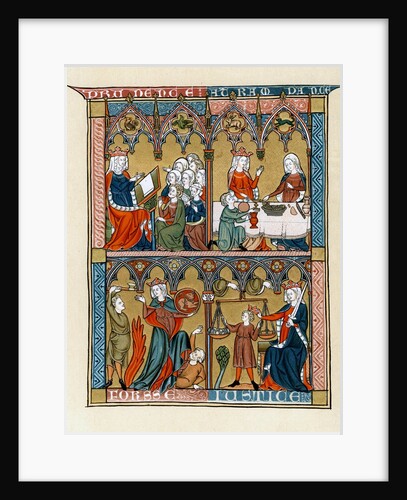 Prudence, Temperance, Fortitude and Justice by Anonymous
