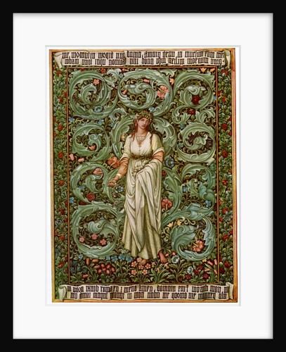 Flora by Sir Burne-Jones