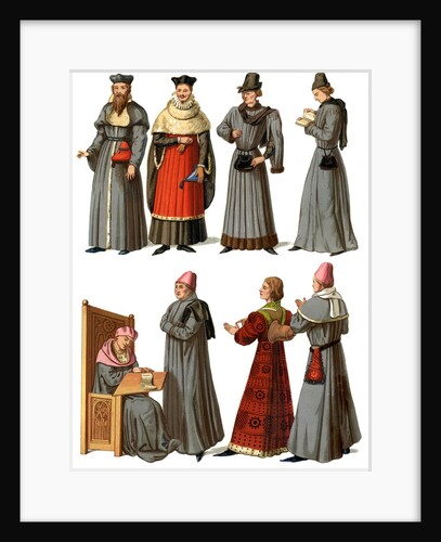 Doctors and servants in the 14th-16th century by Anonymous