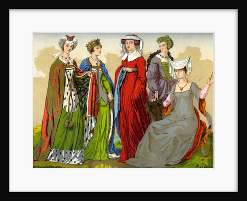 English noblewomen in the 15th-16th century by Anonymous