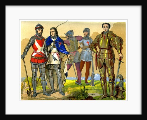 English battle dress in the 15th-16th century by Anonymous