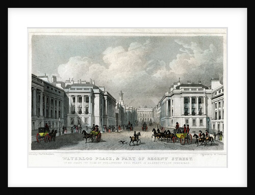 Waterloo Place and part of Regent Street by Anonymous
