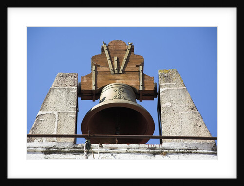 Bell on roof of Casa Borda, Casa de la Cultura de Taxco, Plaza Borda, Zocalo, Taxco, Guerrero State, Mexico by Anonymous