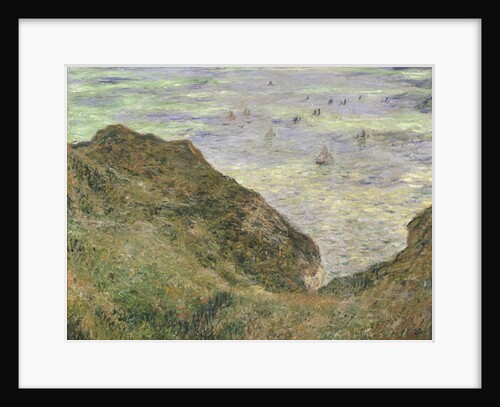 The Cliff at Pourville by Claude Monet