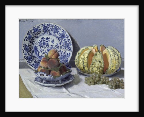 Still Life with Melon by Claude Monet