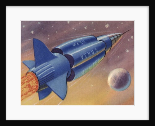 Mars, Venus, Jupiter rocket by Anonymous