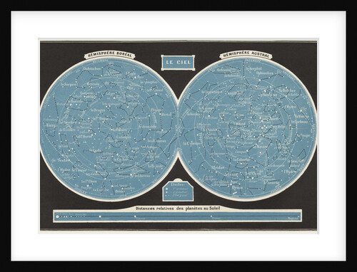 Celestial map by Anonymous