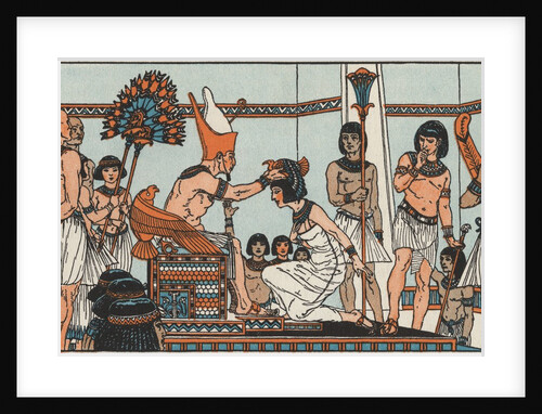 Hatshepsut being crowned Queen of Egypt by Anonymous