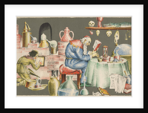 Alchemist Trying to Make Gold by Anonymous