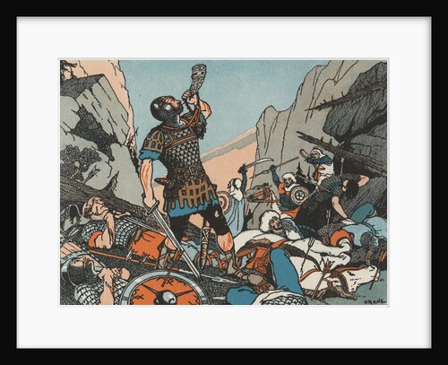 The Death of bold Roland announced with the Oliphant by Anonymous