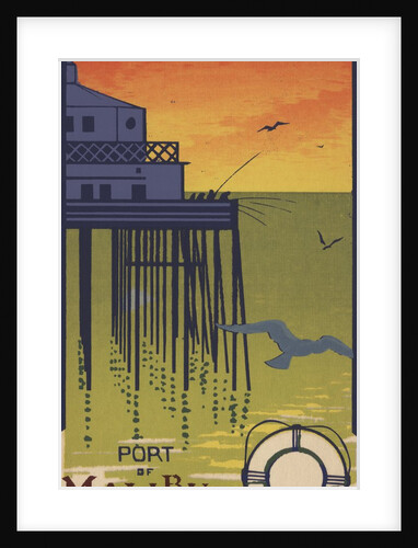 Port of Malibu California Postcard by Anonymous
