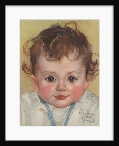Baby with rosy cheeks by Anonymous